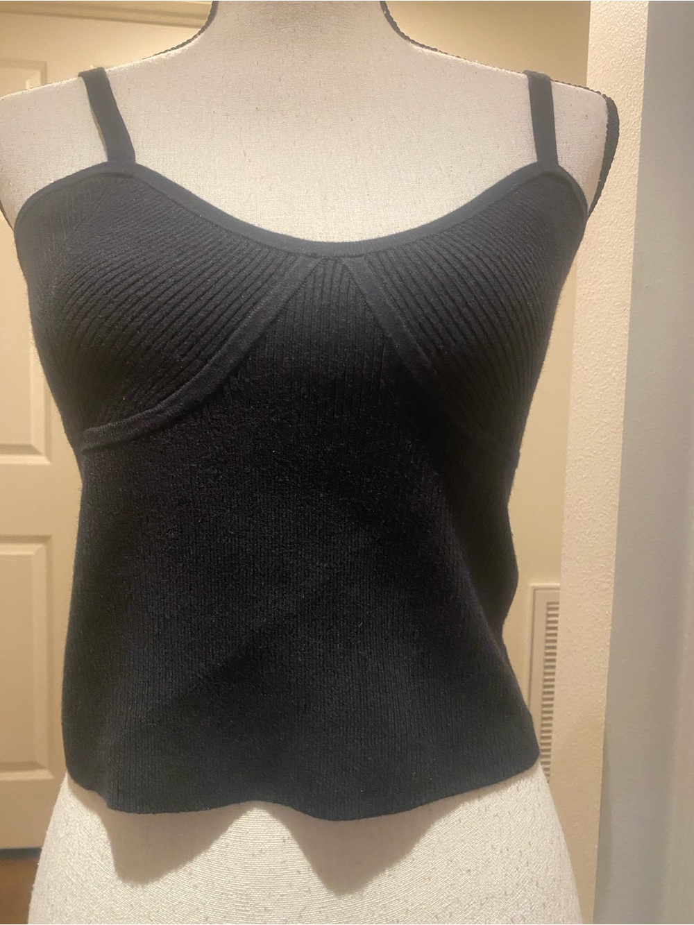 Madewell Women’s Black Sweater Tank Top New size M/L - Picture 10 of 14